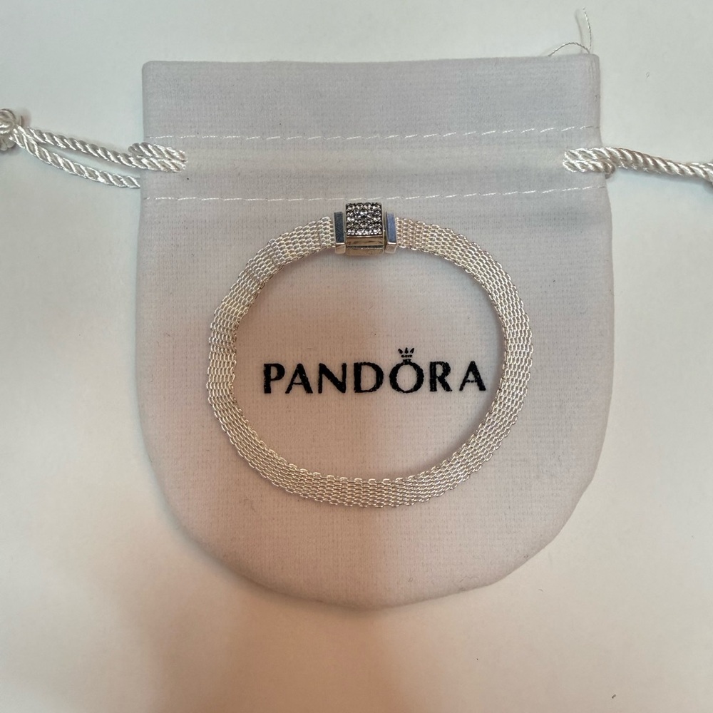 Pandora Sparkling Clasp Bracelet 7 inch